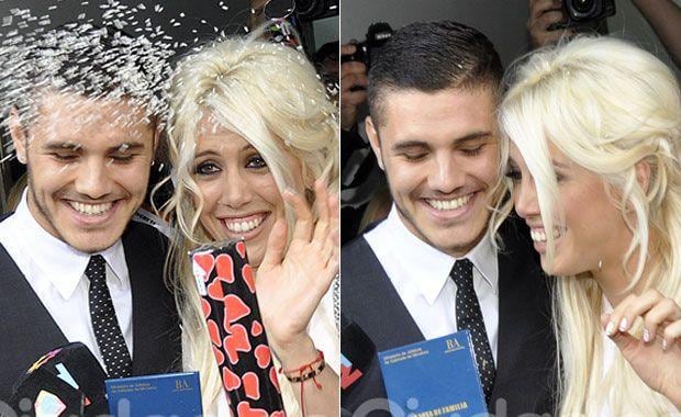 El casamiento de Wanda Nara y Mauro Icardi.