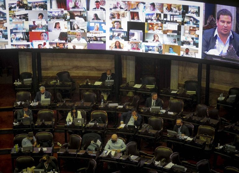 Sesión en la camara de Diputados
Debate sobre el presupuesto 2021
Vista del congreso
Diputado
Foto Federico Lopez Claro