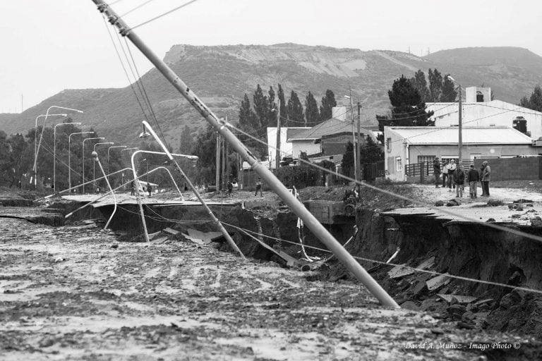 Temporal 2017 en Comodoro Rivadavia. Foto David Muñoz.