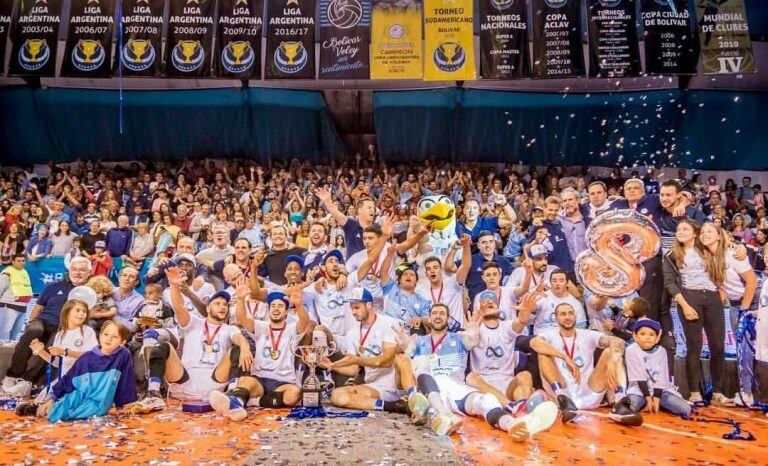 Bolívar, campeón de la Liga de Vóleibol Argentina 2018/19 (Foto: Prensa Bolívar Vóley)