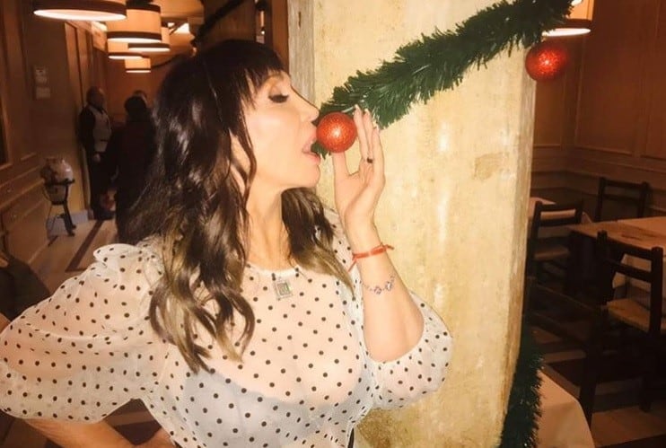 Moria Casán celebró Navidad con una foto provocativa.