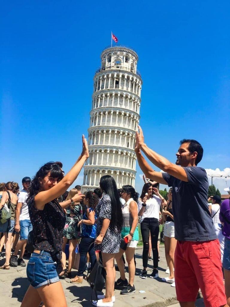 Laila Hallar y Pablo Luna