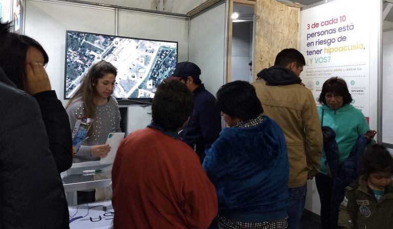 En el stand de uSound se puede realizar el test de audición del programa "uSound por Samsung".