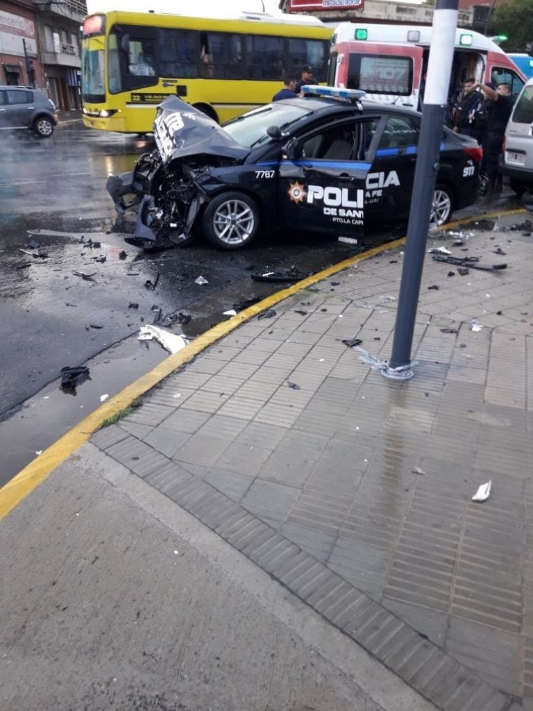 Accidente en barrio Arroyito