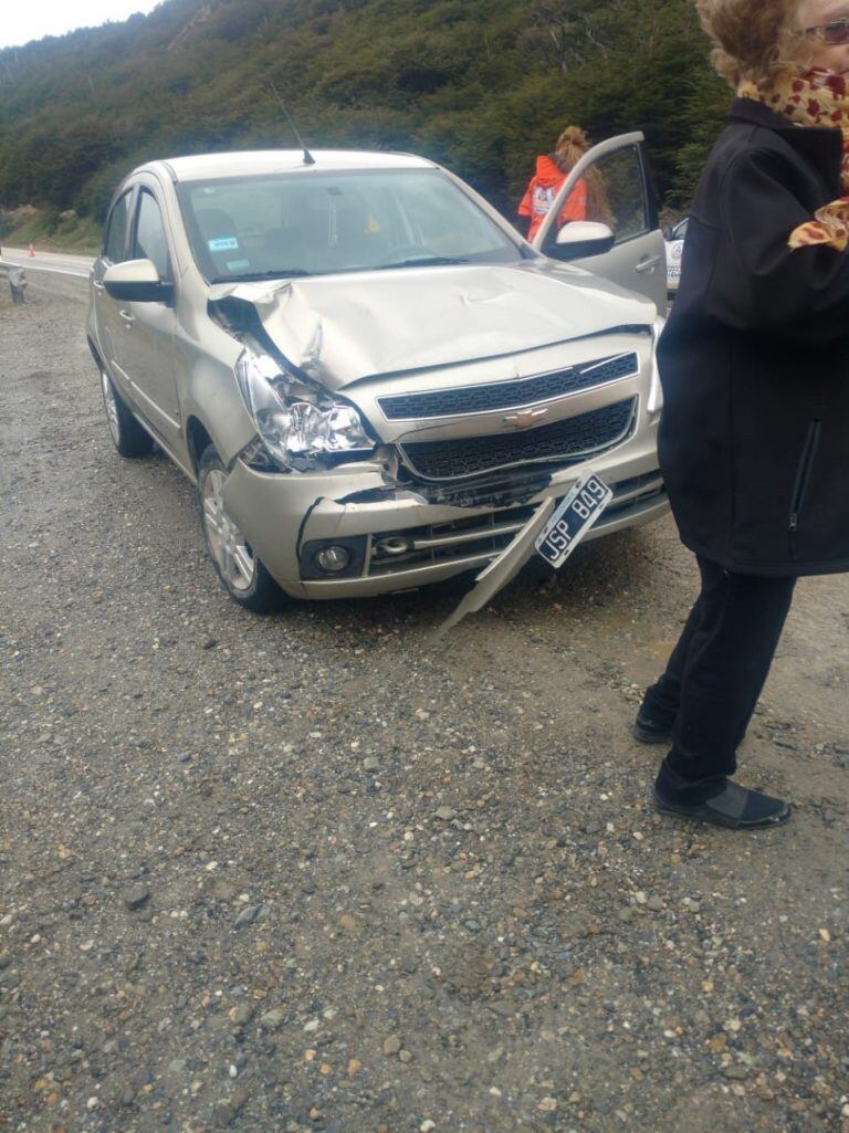 Accidente vial. Ushuaia.