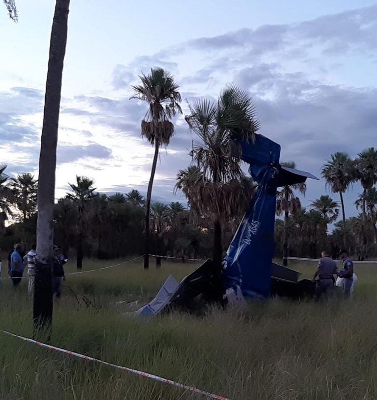 La aeronave cayó a 300 metros de la ruta nacional Nº 11