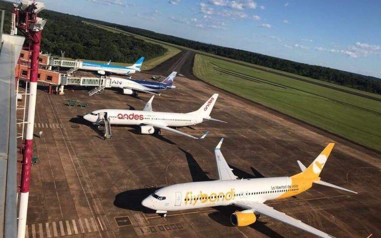 El Aeropuerto de Puerto Iguazú aumentó también sus vuelos internacionales. (CIMECO)