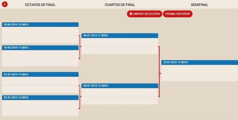 El pronosticador de resultados de VíaPaís para el Mundial Rusia 2018.