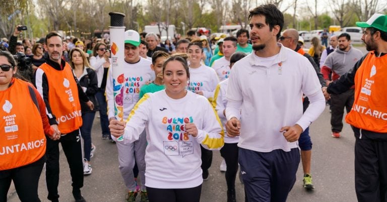 Las imágenes del paso del Tour de la Antorcha por Neuquén (Fotos: Guido Martini/Buenos Aires 2018)