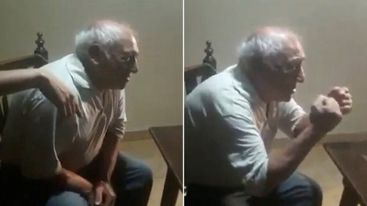 La emoción de un abuelo que se enteró por Zoom que su nieto se recibió de abogado