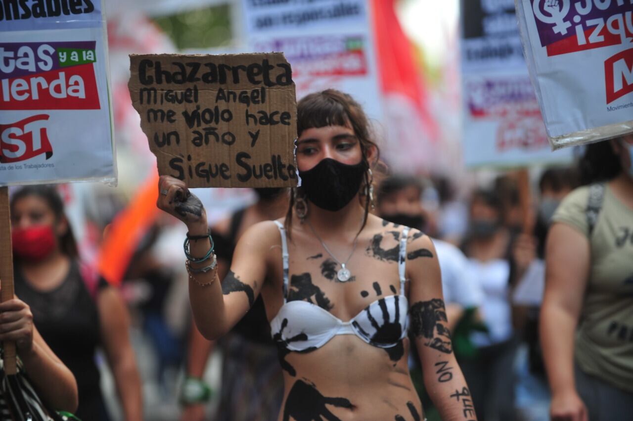 Marchas en la Ciudad por el Día Internacional de la Mujer.