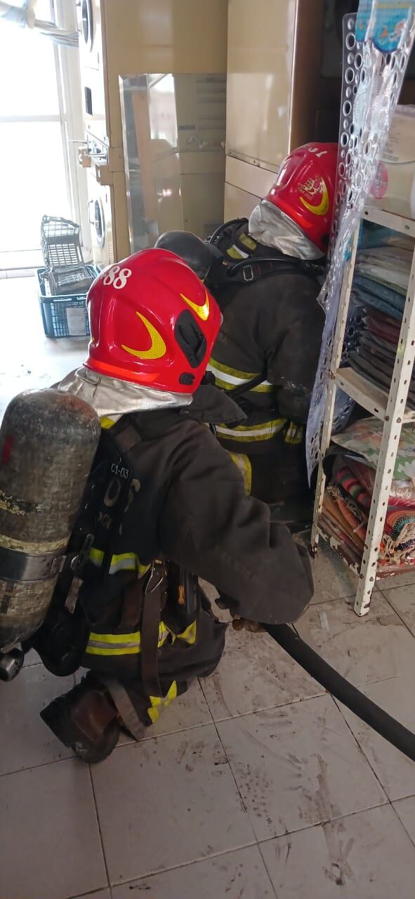 Bomberos contuvieron el fuego en  barrio Nueva Córdoba.