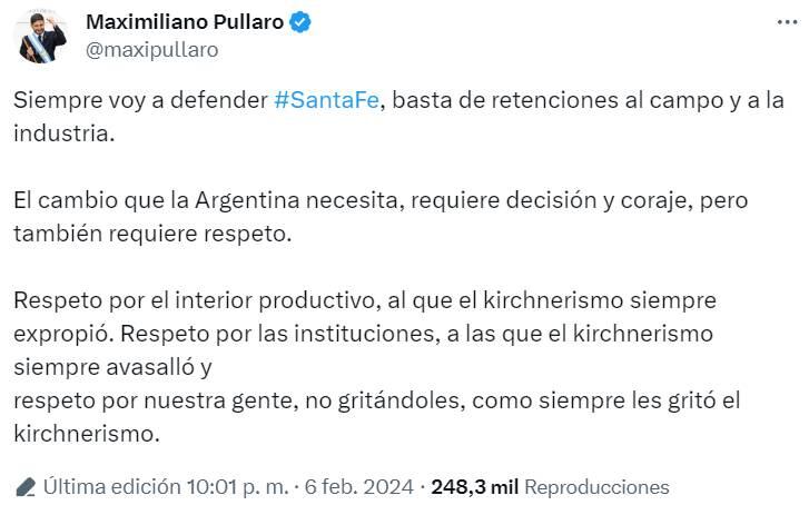 El ex ministro de Seguridad de Santa Fe escribió un breve texto luego de la sesión en la Cámara de Diputados de la Nación.