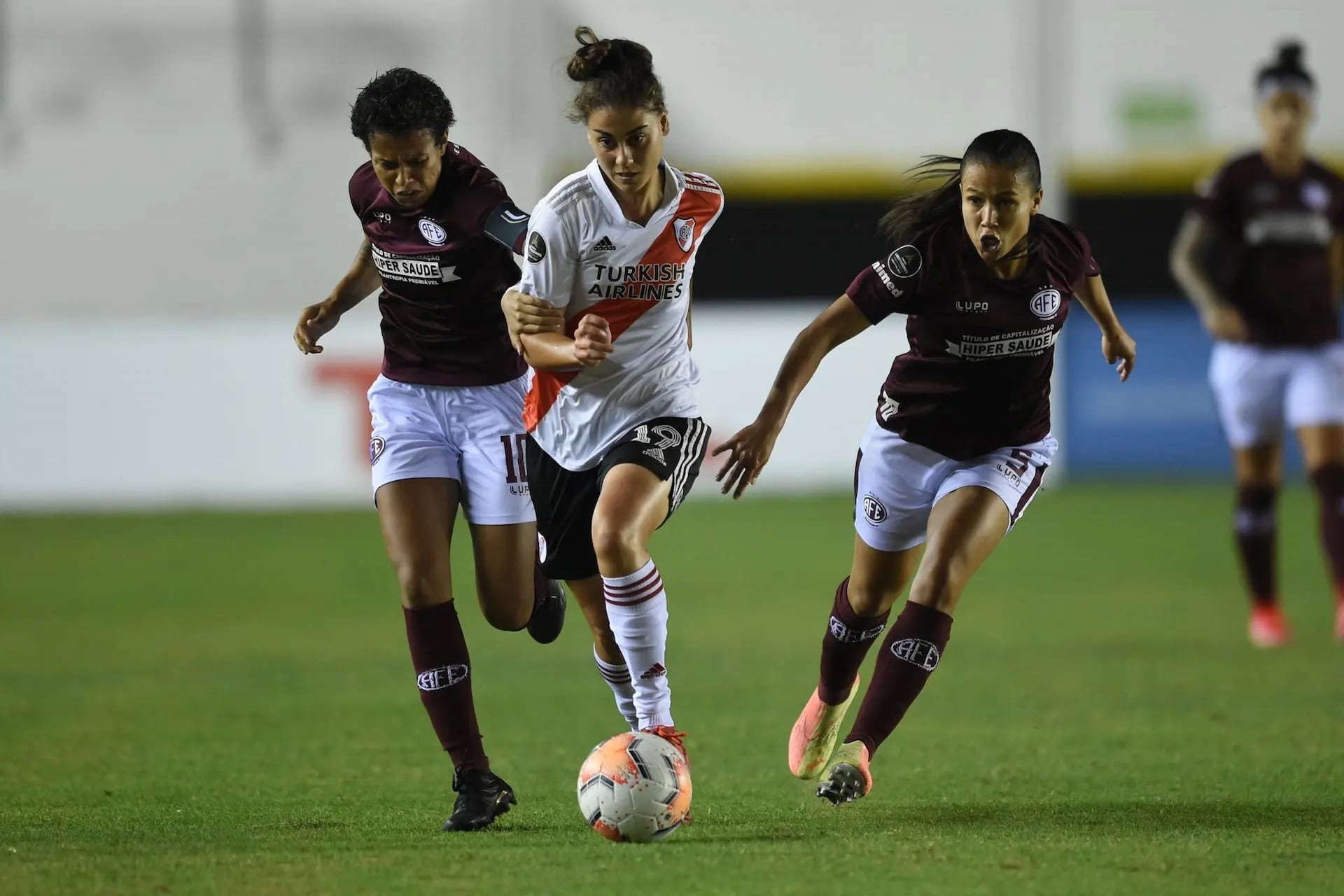 Martina Del Trecco, la rompe en River Plate. Es una de las goleadoras del 'Millo'.