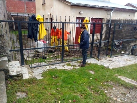 La municipalidad de Esquel recorrió varios barrios.