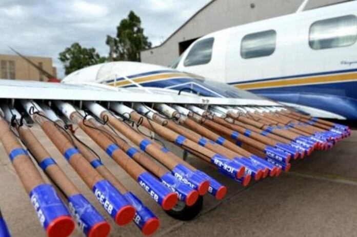 Sistema de mitigación del granizo por medio de las aeronaves.