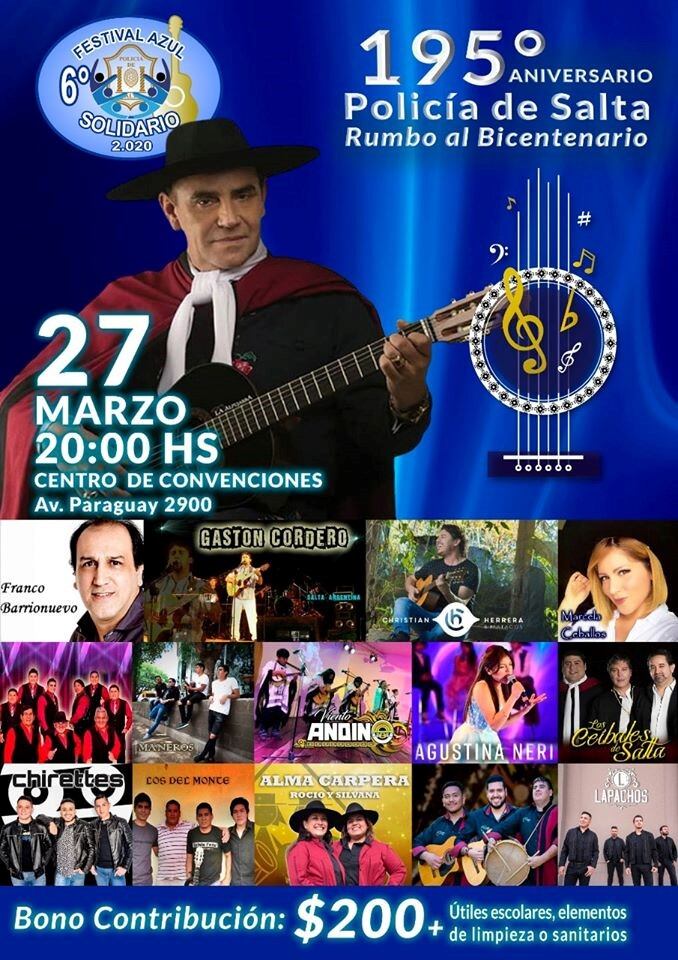 Sexto Festival Azul Solidario (Facebook Tierra de Cantores)