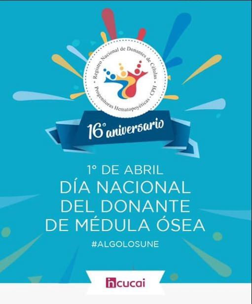 1° de abril Día Nacional del Donante de Médula Ósea