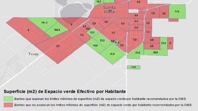 El trabajo releva la condición de estos espacios en cada barrio (Tesis Pagella)