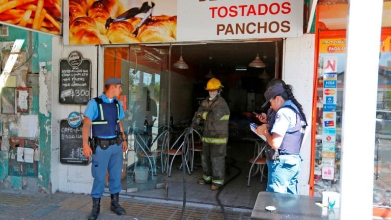 Una mujer sufrió heridas tras el incidente (Río Negro).