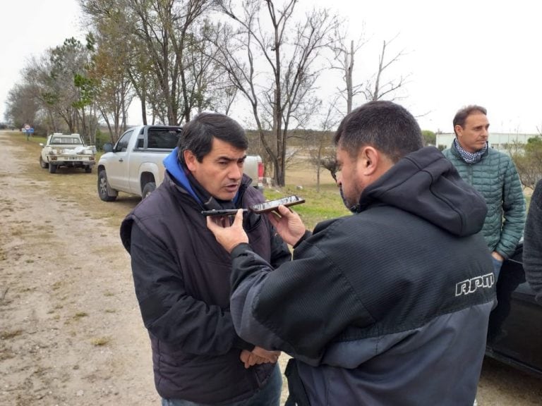 Asamblea de productores en ruta de Altas Cumbres