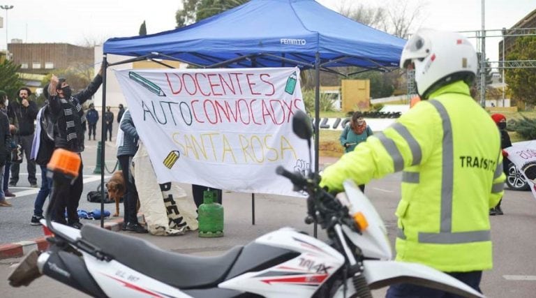 Se concentraron en la Plaza San Martín (Vía Santa Rosa)