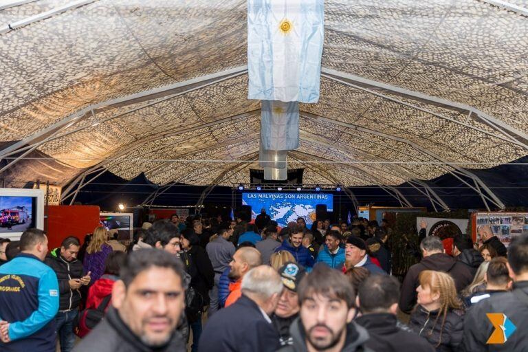 Inauguración de la Carpa de la Dignidad en Río Grande