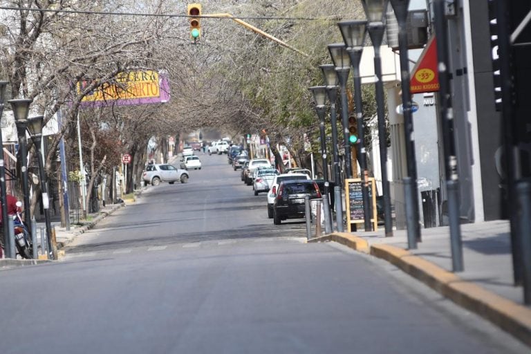 Poca circulación en las calles de Río Cuarto tras la vuelta a la Fase 1 (La Voz)