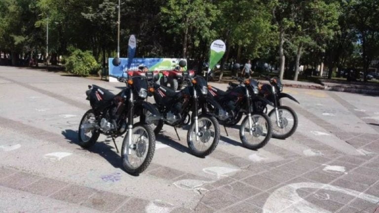 Las motos fueron robadas de un gapón que tenía dos candados (web)