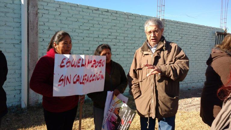 Hace más de diez días que la escuela Ferrari no dicta clases por la falta de calefacción.