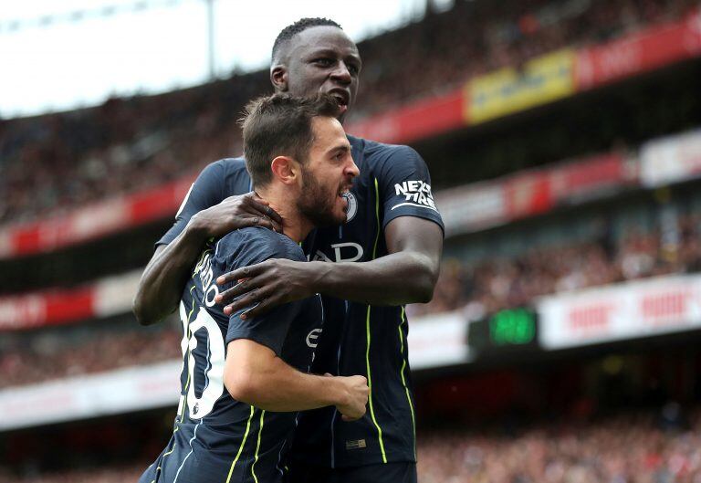 Bernardo Silva y Benjamin Mendy mantienen una gran relación. (AP)