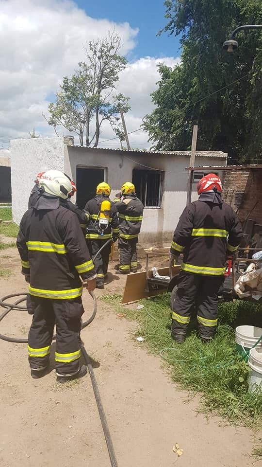 Incendio en calle Quintana al 600