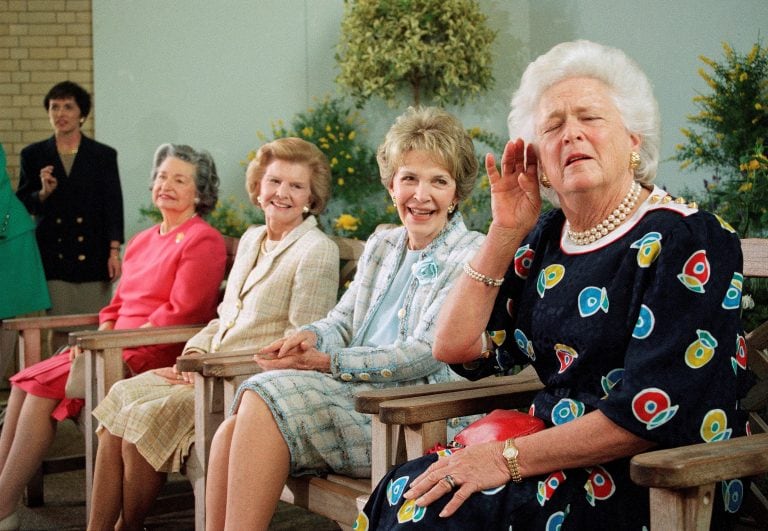 Barbara Bush en 1994. (Foto: AP Photo/Denis Paquin, File)