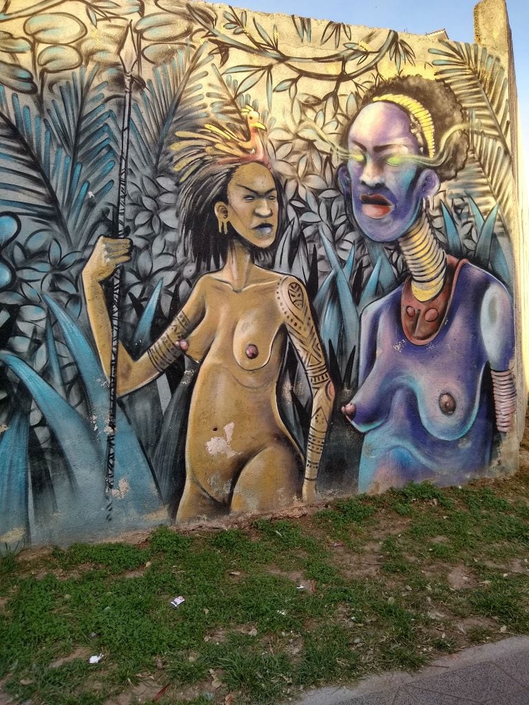 Recorrido por el circuito de arte urbano de la zona del Parque Las Tejas