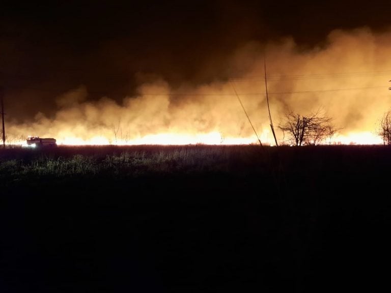 Incendio en un campo de San Francisco