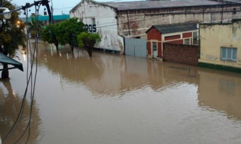 Coronel Du Graty inundado