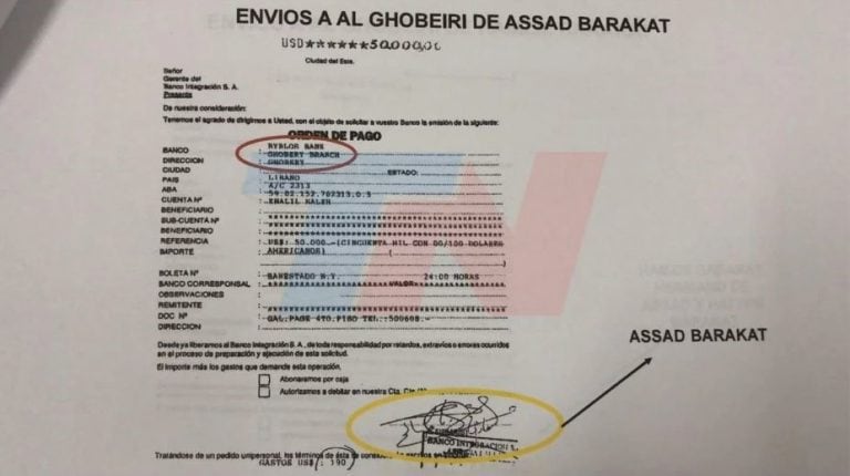 La transferencia de Assad a la "Organización del mártir" de Hezbollah (Foto: TN)