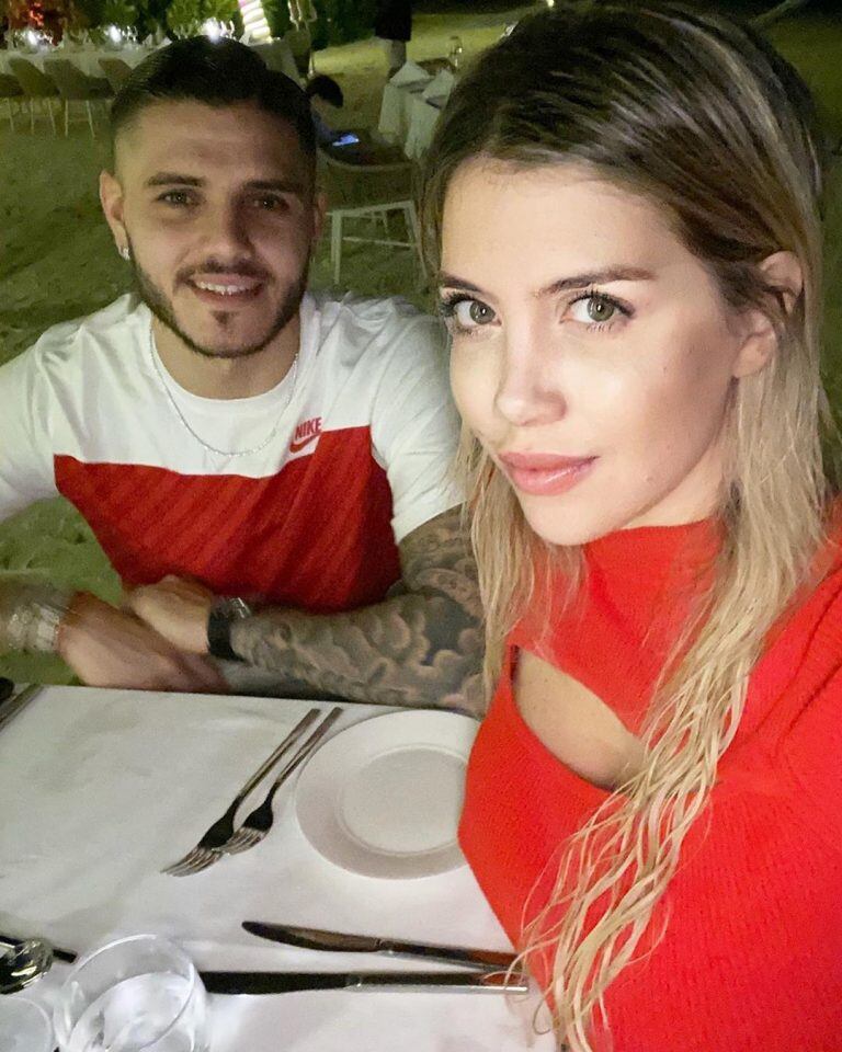 Wanda Nara y Mauro Iccardi