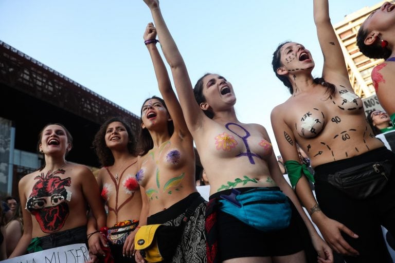 Marcha en Santiago, Chile (EFE)