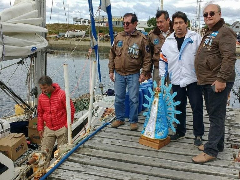 Nuestra Señora de Malvinas, bendecida por el Papa Francisco