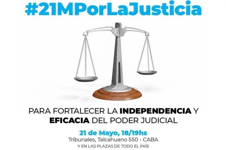 Flyer de la marcha contra Cristina (Web)