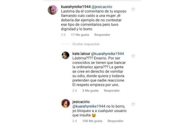 Captura de pantalla de la cuenta de Instagram de Jésica Cirio (Instagram/@jesicacirio)