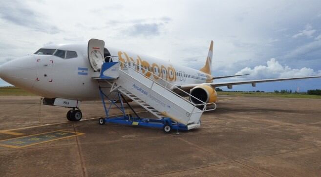 Flybondi canceló los vuelos Mendoza - Iguazú.