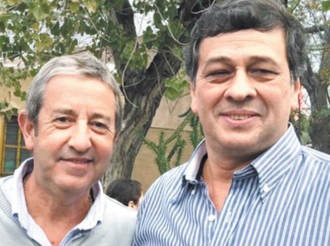 El intendente de Las Heras, Daniel Orozco junto a Julio Cobos.