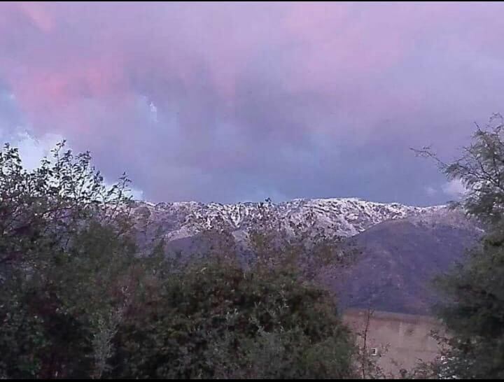 Nevada en las Sierras Grandes.