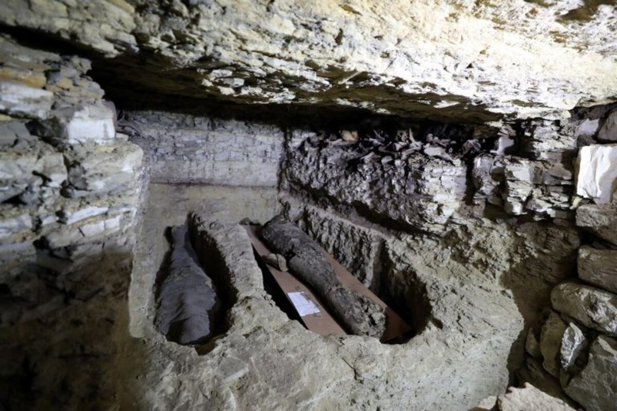 Encontraron 35 momias en un antiguo cementerio egipcio
