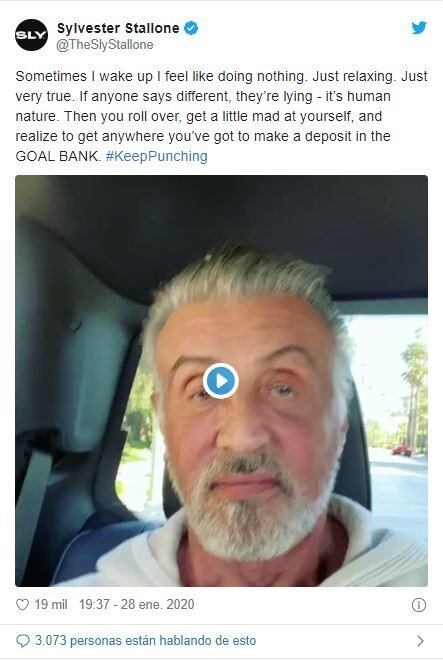 Sylvester Stallone hizo estallar las redes con un video al natural: la impactante evolución del actor