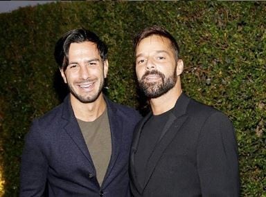 Jwan Yoseff y Ricky Martin. (Archivo)