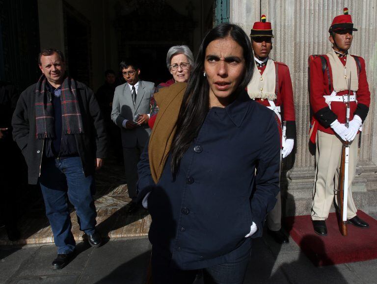 La ministra de Salud, Gabriela Montaño, garantizó la cobertura integral a los pacientes oncológicos. EFE/MARTIN ALIPAZ