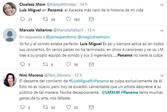 Los fans criticaron a Luis Miguel en las redes sociales. (Captura de Twitter)